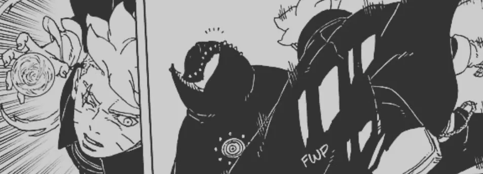 Boruto vs Jura begins - close combat clash