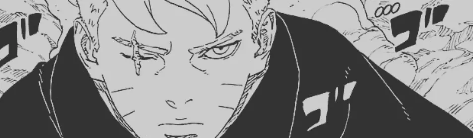 Boruto struggling against Jura